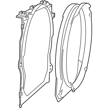 Ram Fan Shroud - 68090676AA