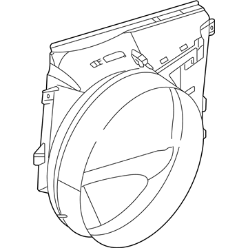 Dodge Ram 1500 Fan Shroud - 5142517AB