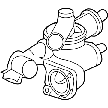 Mopar 68003582AA Thermostat Housing, Lower