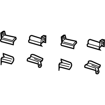 Jeep 68003705AA Brake Pads Spring