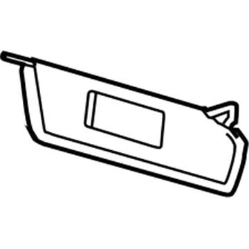 Dodge Dakota Sun Visor - 5GE13TL2AE