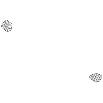 Mopar 1SQ961X9AD Air Vent Grille, Outer Passenger Side Mopar 1SQ961X9AD Air Vent Grille, Outer Passenger Side