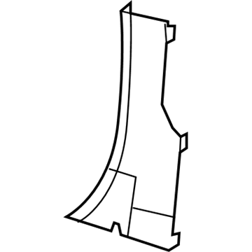 Ram 1EB80DX9AB Lock Pillar Trim