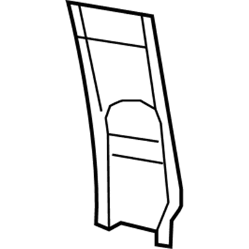 Ram 1DX60DX9AB Rear Pillar Trim