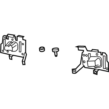 Mopar 68404156AA Lower Bracket, Front