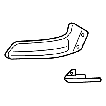 Mopar 68404170AB Filler Panel, Front Upper Passenger Side