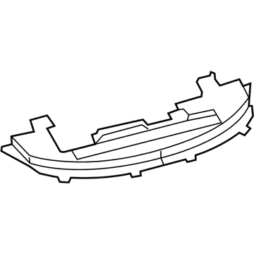 Mopar 68068301AB Air Deflector, Front