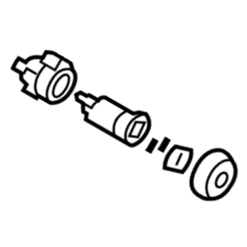 Dodge 5139099AA Lock Cylinder