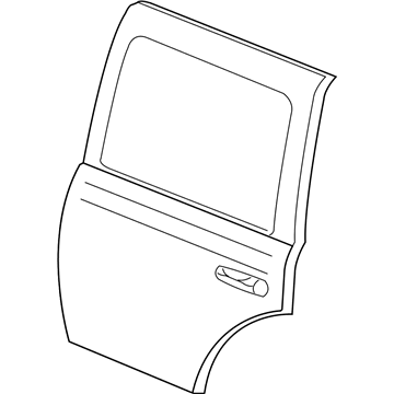 Chrysler 55364554AC Door - Rear