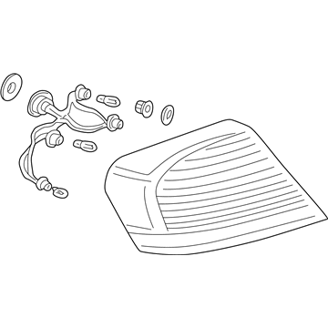 Chrysler Sebring Back Up Light - MR566314