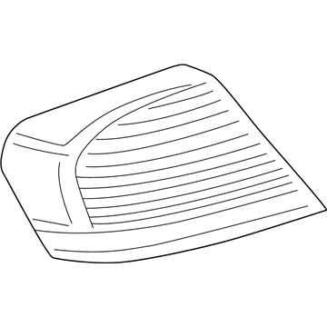 Mopar MR991037 Lens & Housing, Rear Driver Side