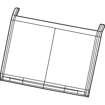 Mopar 68343236AK Bezel - Display 68343236AK Mopar Bezel - Display Illustration 1 of 1