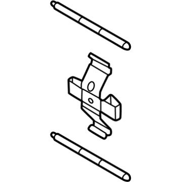 Dodge 68607350AA Brake Pads Retainer Kit