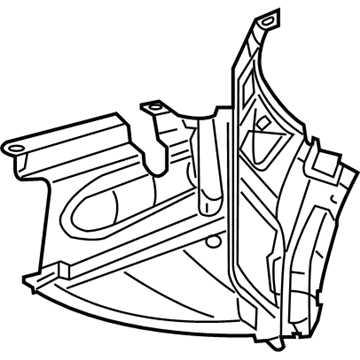 Mopar 5097997AA Splash Shield