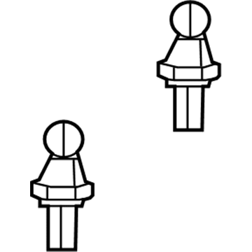 Ram 6510684AA Engine Cover Ball Stud