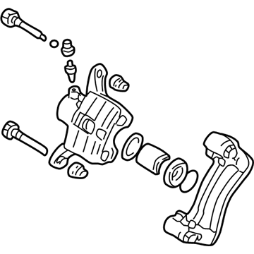 Chrysler MR129584 Caliper
