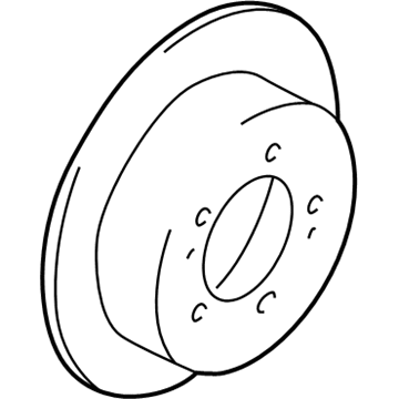 Chrysler Sebring Brake Disc - MB928716