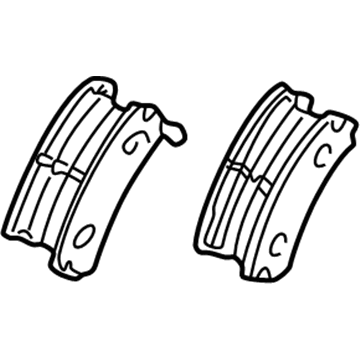 Chrysler MR569780 Brake Pads