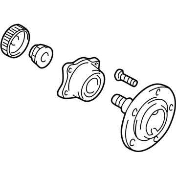 Chrysler Sebring Wheel Bearing - MB892408