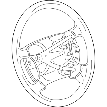 Chrysler YP211J8AD Steering Wheel