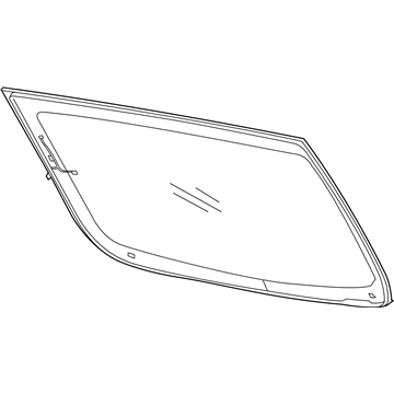 Chrysler 68145494AG Back Glass