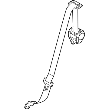 2008 Chrysler PT Cruiser Seat Belt - ZF40DK5AB