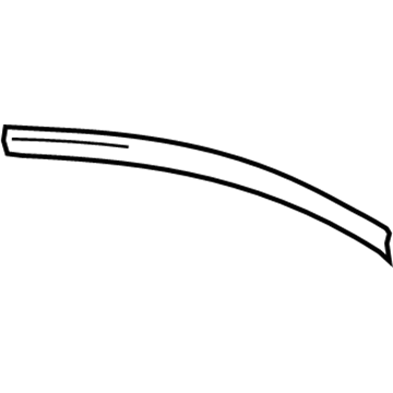 Mopar 68026899AA Weatherstrip, Center Driver Side Mopar 68026899AA Weatherstrip, Center Driver Side