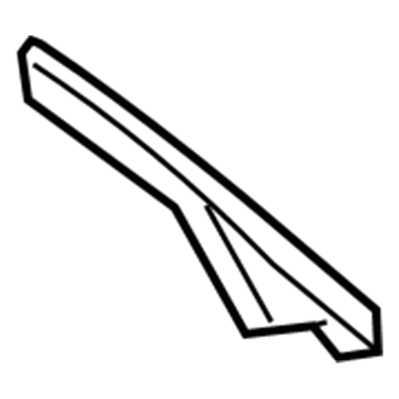 Mopar 68026905AA Rear Weatherstrip, Top Driver Side Mopar 68026905AA Rear Weatherstrip, Top Driver Side