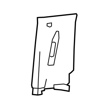 Ram 1DX50HL1AB Lock Pillar Trim