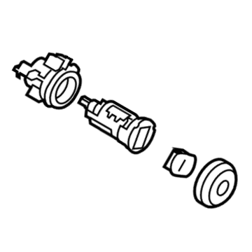 Dodge 5139099AA Lock Cylinder