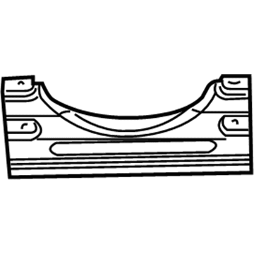 Mopar 4595892AA Cover Plate, Lower