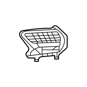 Chrysler 6WF64DX8AC Fog Lamp Bezel