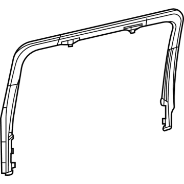 Jeep 6UB36TX7AE Frame Trim
