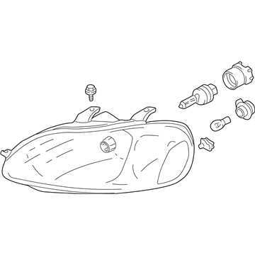 Dodge Stratus Headlight - MR566306