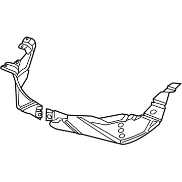 2020 Ram 1500 Exhaust Heat Shield - 68269477AC