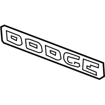 Dodge 55077300AA Nameplate