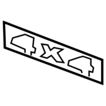 Dodge 55077299AA Nameplate