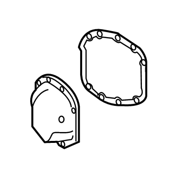 Jeep Wrangler Differential Cover - 68401295AA