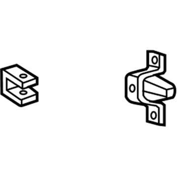 Mopar 5103345AA Upper Hinge, Rear Driver Side