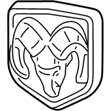 Ram 68140322AA Emblem