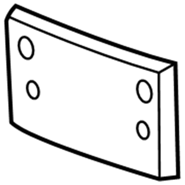 Chrysler 68259460AA License Bracket