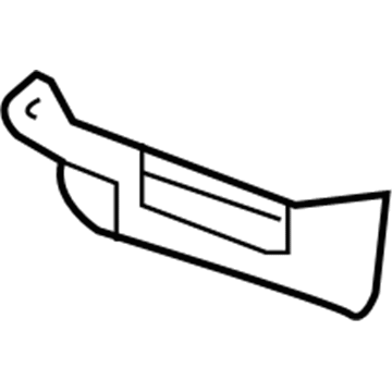 Chrysler 68305244AA Deflector