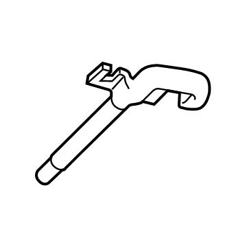 Jeep 68068159AB Tow Hook Bracket