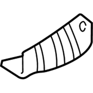 Ram 68361829AA Battery Tray Bracket