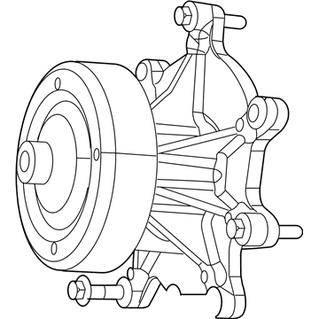 Jeep 53022189AH Water Pump Assembly