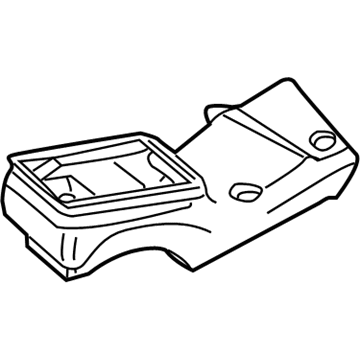 Chrysler 5017668AA Floor Duct