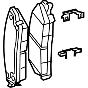 Dodge 5142558AD Brake Pads