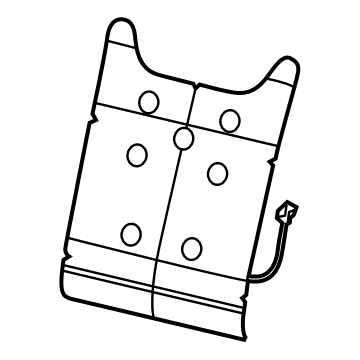 Dodge 68612634AA Seat Back Heater