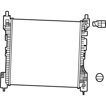 Jeep 68377849AA Radiator