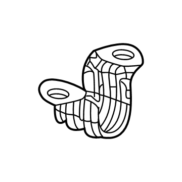 Mopar 68673772AA Retainer - Stabilizer Bar Bushing